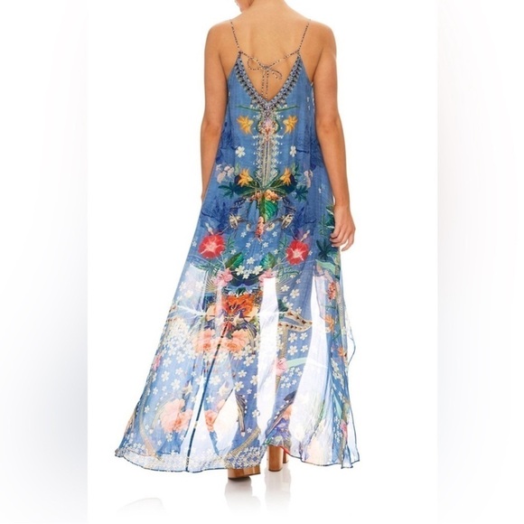 Camilla flared mini skill embellished sheer overlay dress- size s worn once !!! - Picture 3 of 13